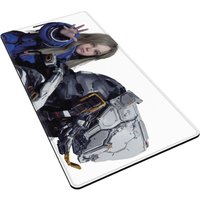 HYBXAXC Popular Game P-Pragmata Characters Android Girls Diana Hugh Williams Large Black Mousepad Keyboard Pad Gaming Mouse Pad