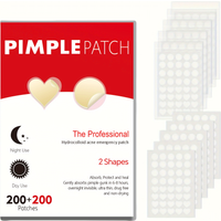 36 pieces of multi-color star acne patches, facial acne patches, concealer acne patches, and pimples patches, ultra-thin.