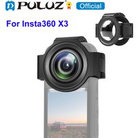 PULUZ für Insta360 X3 Upgrade optischer Glaslinsenschutz Schutzhülle für Insta360 X3 Panorama-Bewegungskamera-Zubehör