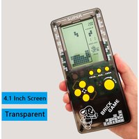 New 4.1-inch Large Screen Tetris Game Console Nostalgic Retro Children's Handheld Console Childhood Puzzle Toys Leisure Puzzle