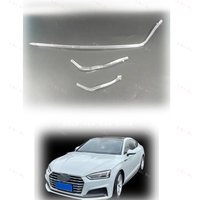 For Audi A5 2017-2020 2018 2019 Car High LED headlight DRL Light Guide Plate Tube Daytime Running Angel Eye