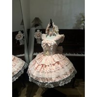 Sweet Soft Girl Lolita Ballet Sle Jsk Dr Summer New Pink Birthday Date Dr Fairy T Princ Sle Skirt with Zipper