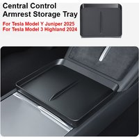 Central Control Armrest Storage Tray For Tesla Model Y/YL Juniper 2026 Model 3 Highland 2024 Storage Box Interior Accessories