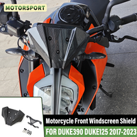 Motorcycle Windshield For 125 DUKE 390 DUKE 2017-2023 125DUKE 390DUKE Flyscreen Front Wind Deflectors Shield Screen Airflow 2022