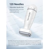 new adjustable derma stamp microneedle 120 pins skin care beard growth scalp hair micro needling derma stamps