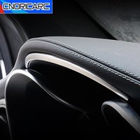 Auto Dashboard Rahmen Trim Dekoration Streifen Carbon Textur Für Mercedes Benz C Klasse W205 GLC X253 2015-2020 innen Zubehör
