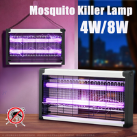 Hanging UV Mosquito Lamp Indoor Electric Fly Trap for Home Hotel Restaurant Insect Killer Bug Zapper with Hook Silent Light