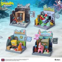 SpongeBob SquarePants Beechburg Abnormal Series Scene Blind Box Trend Figure Anime Toys Desktop Ornaments Birthday Gifts