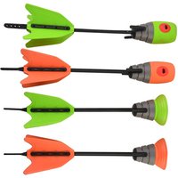 Safe Foam Tipped Archery Practice Arrows Adjustable Flight Stabilizing Fins for Young Archery Safe Foam Tipped Archery Practice