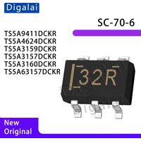 DGL 5pcs TS5A9411DCKR TS5A4624DCKR TS5A3159DCKR TS5A3157 TS5A3160 TS5A63157DCKR Analog-to-digital conversion chips