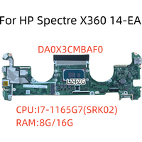 DA0X3CMBAF0 For HP Spectre X360 14-EA Laptop Motherboard CPU I7-1165G7 SRK02 RAM 8G/16G 100% Tested OK