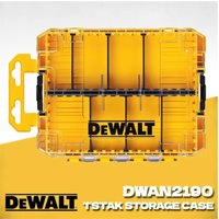 DEWALT DWAN2190 Large Tough Storage Case 220x170x32mm Internal Partition for Detachable Drill Bit Hand Tool Accessories Organize