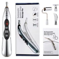 Meridian Energy Acupuncture Pen Electric Pulse Therapy Muscle Deep Tissue Healing Massage Pen Acup Pain Relief Health Care Tool