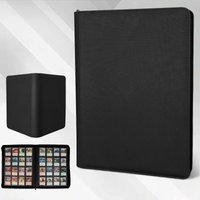 1000+ Pockets Trading Card Binder, 16-Pocket Card Ablum Compatible with TCG,Sports Cards & Other Standard Size Trading Cards