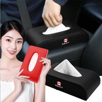 Car Tissue Box Center console Napkin Storage Paper Case For Seat Cupra Ateca Leon Mk1 Mk2 Mk3 Cordoba 5f 1p lbiza 6f FR Cover