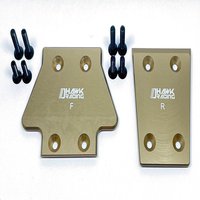 RC8B4 7075 ALUMINUM SKID PLATES ANODIZED PROTECTION BOARD FOR TEAM ASSOCIATED RC8B4/B4E/T4/T4E