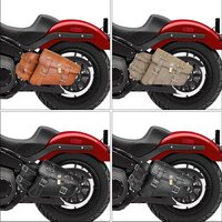 Uniwersalna Wodoodporna Torba Boczna na Motocykl Retro Torba na Tył Motocykla Wisząca Torba do Przechowywania na Elektryczne Pojazdy Tylny Bagażnik