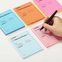 3/6Pcs While You Were Out Message Pad 10x13cm/10x15cm Sticky Notes Notepads 50 Sheets Per Pad Memo Phone Message Pads for Office