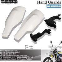 Motorcycle White Handguards Hand Guard Protector For Husqvarna FC 250 450 TC TX 300 FX 350 2017 TE 125 Dirt Bike Accessories