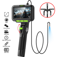 5'' Screen HD Camera 3.9mm Lens with Light Two-way Rotation Industrial Borescope IP67 Waterproof 3.9mm Tiny Lens For Automotive