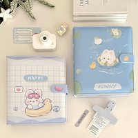 A5 Pu Leather Cartoon Photocards Idol Card Photo Album Collect Book Kpop Binder Photocards Card Holder Book School Stationery