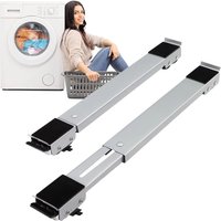 New 24 Wheel Washing Machine Base Holder Movable Adjustable Refrigerator Universal Wheels 360ยฐ Rotation Furniture Moving Tools