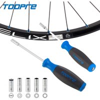 AliExpress TOOPRE 1 piece Bike Internal Nipple Spoke Wrench Spannner 5 Socket Joints Rim Adjustment Installation and Removal Tool