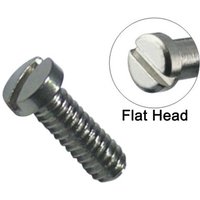 200pcs Slotted Flat 1.8mm 2.0mm Head Glasses Hinge Screw For Eyeglasses Temple Repair Length 2.6mm To 7.5mm For Options