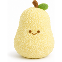 Kawaii Simulation Pear Squishy Slow Rising TPR Squeeze Fidget Toy Fruit Stress Relief Kids Birthday Party Gift