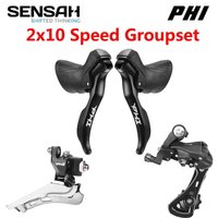 AliExpress SENSAH PHI 2x10 Speed Road Bike Shifters 20S Derailleur Groupset 10s Shifter front derailleur L/R Fore Rear For 4600 5600 6600