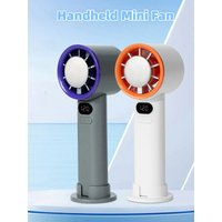 Mini Handheld Fan 120 Speed Portable Bladeless Desktop Fans Rechargeable Instant Cooling With Ice Mode For Men Women New