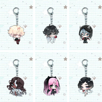 Anime Alien Stage Keychains Chibis for Womens Accessories Bag Luka Ivan Till Mizi Hyuna Sua Cute Keychain Jewelry Fans Gifts
