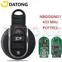 Datong Wolrd Car Remote Key For BMW MINI Cooper Clubman 2014 2015 2016 2017 ID49 PCF7953 433MHz Replace Keyless Promixity Card
