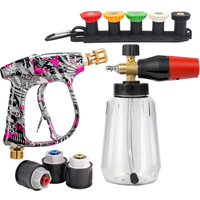 Multi-brand Pressure Washer Water Gun, Quick Connector Nozzles for Karcher Nilfisk Parkside Bosch Car Wash