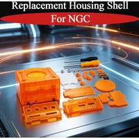 For NGC Attractive Replacement Housing Shell Case 8Colors Transparent Case Cover Repair Parts For NGC DOL-101/DOL-001 Accessory