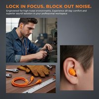 Noise Reduction Earphone with Factory Protection Soft Silicone for Ear Comfort Industrial Grade for Loud WorkspacesHotsale