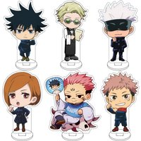 10CM Anime Jujutsu Kaisen Cos Gojo Satoru Itadori Yuji Fushiguro Megumi Ryomen Sukuna Figure Acrylic Stand Cute Gifts Ornaments