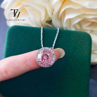 5CT D Color Moissanite Classic Pendant Necklace Fairy Necklace Real 925sterling Silver Women Fine Jewelry For Valentine's Party