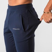 Men's Slim Fit Muscle Fitness Running Sports Trousers mid Waist Straight Leg Long Pants Casual Sweatpants for Youth