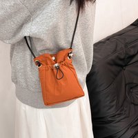 Spring Summer Casual Versatile Nylon Crossbody Phone Bag Lightweight Mini Backpack Simple Fashion Coin Earphone Storage Pouch