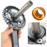 AliExpress NONE Bicycle12 Speed Chainring Mounting Tool For Shimano SM-CRM95 SM-CRM85 SM-CRM75 TL-FC41 FC41 M9100 M8100 M7100 Repair Tool Cranks