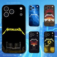 Band-72 S-Seasons M-Metallica For iPhone 8,7,11,12,15,14,13,16,17,Plus,Pro Max,XS,X,XR,SE,Mini,Soft Silicone Black Case