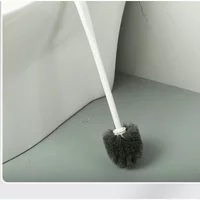 Exquisite Household Cleaning Toilet Brush, Toilet Brush, Toilet Brush, Encrypted Brush Head, Thickened Pole,