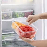 10PCS Multi-functional food storage containers, leak-proof and stackable refrigerator organizers, microwave-safe and freezer