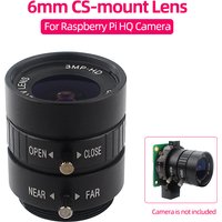 6mm Lens CS-mount Camera Lens for Raspberry Pi High Quality Camera 12.3 MP HQ Camera Mocule