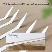 100/500pcs Black Testing Aromatherapy Fragrance Perfume Essential Oils Test Tester Paper Strips Book Cotton Absorbent Paper