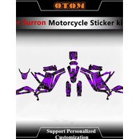 AliExpress NONE For Surron 2022-2025 Motocross Customize Graphics Decals Kit Light Bee X/S Holographic Gravel Full Sticker Kit