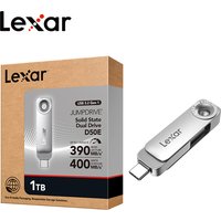 Original Lexar Jumpdrive Dual Slot USB C Type A Memory Stick 256GB 128GB High Speed Max 400MB/s USB 3.2 Flash Pendrive U Disk