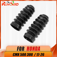 For Honda Rebel 500 Front Fork Tube Slider Shock Absorber Cover Gaiters CMX300 CMX500 2017-2026 2020 2021 2022 2023 2024 2025
