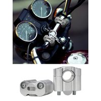 AliExpress Motorcycle Modification Accessories 22MM 28MM CNC Billet Handlebar Clamp Fat Bar Risers Mount Adaptor for Pit Dirt Bike Racing